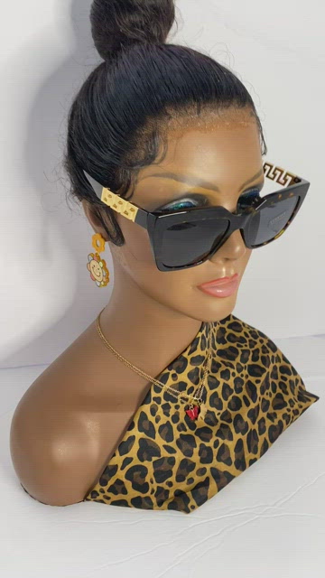 New - VERSACE VE4418F OVE4418F VE 4418 Women Havana Oversized Square Sun… Versace | Accessories | New Versace Ve448f Ove4418f Ve 4418  main image 3