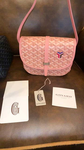 Goyard Belvedere PM Bag Rose Pink Goyardine Palladium Hardware – Madison  Avenue Couture