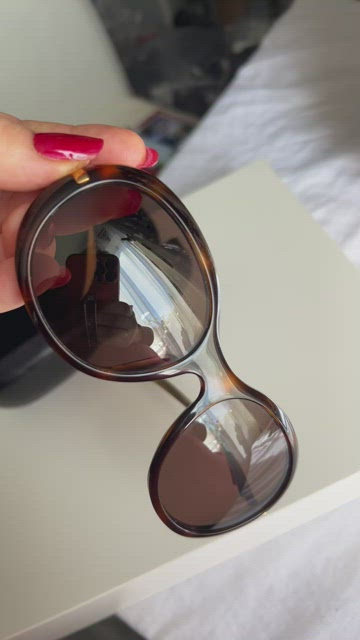 CHANEL CC Logo Sunglasses Eye Wear Plastic Metal Brown Silver 4041 33RP141 CHANEL Silver Silver Sunglasses for Women for sale | eBay main image 4