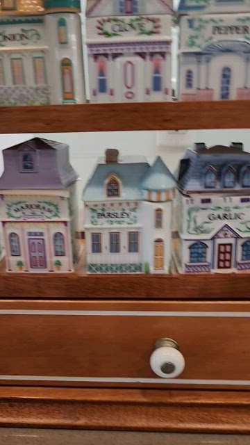 1989 lenox spice village complete set 24 fine porcelain victorian houses 24k gold outlet