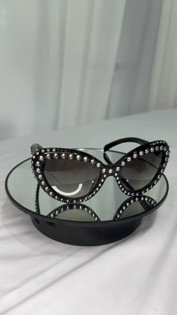 NWT Prada Cat Eye Studded Sunglasses Set (#2) PRADA Cat Eye Sunglasses for Women for sale | eBay main image 4
