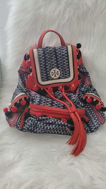 Tory Burch | Bags | Tory Burch Pom Pom Scout Backpack | Poshmark display picture 2