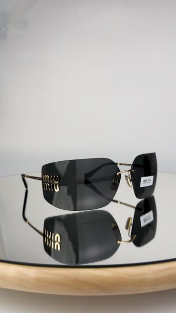 Miu Miu | Accessories | Brand New Miu Miu Mu54ys 5ak5s Gold Grey 