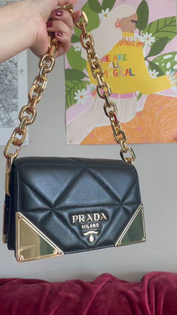 バッグ 1999s PRADA leather shoulder bag Prada Leather Shoulder Bag | Saks Fifth Avenue