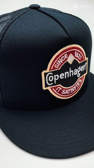 Copenhagen Chew Tobacco American Heritage Style Patch Trucker Hat Cap Snuff  Dip