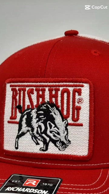BUSH HOG Machinery Outdoors Arborist Forestry Agriculture Trucker Patch Hat 80s Vintage Bush Hog snap back truckers hat 1980s | eBay main image 4