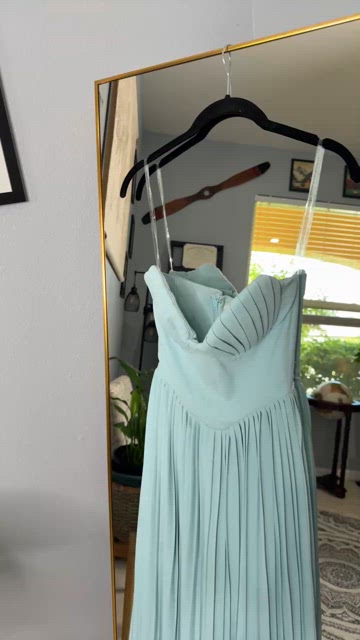 house of cb marcella dress blue House of CB Marcella Ocean Blue Pleated Maxi Dress – The Dress Nook main image 0