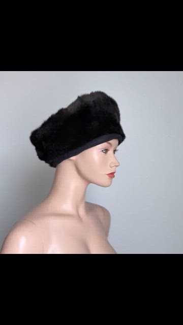 Norma Kamali for Stetson Hat Faux Fur Cossack Style Trapper Vintage 1980s OSFM Norma Kamali for Stetson Hat Faux Fur Cossack Style Trapper  main image 2