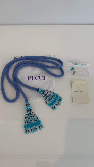 Emilio Pucci | Accessories | Emilio Pucci Periwinkle Blue  display picture 3