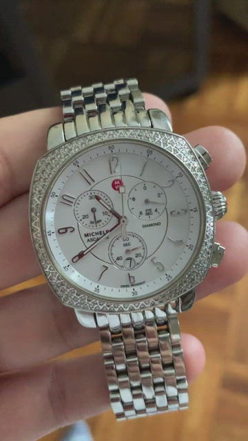 Michele Absecon diamond watch Michele | Accessories | Michele Absecon Diamond Watch | Poshmark main image 3