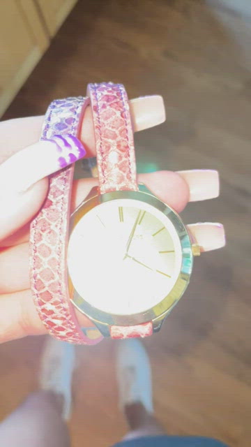 Michael Kors Snakeskin Wrap Watch Michael Kors | Accessories | Michael Kors Snakeskin Wrap  main image 3