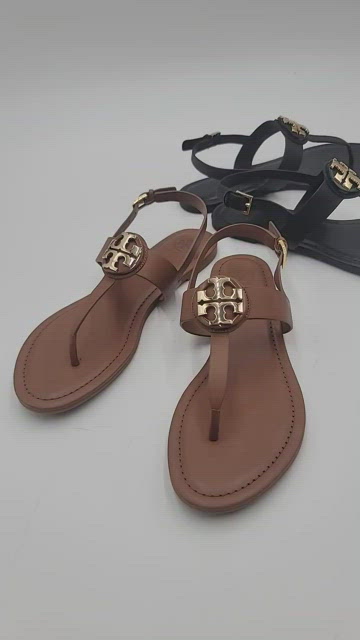 Tory Burch 61768 Claire Flat Thong Sandals Royal Tan (numeric_6_point_5):  Buy Online at Low Prices in India 