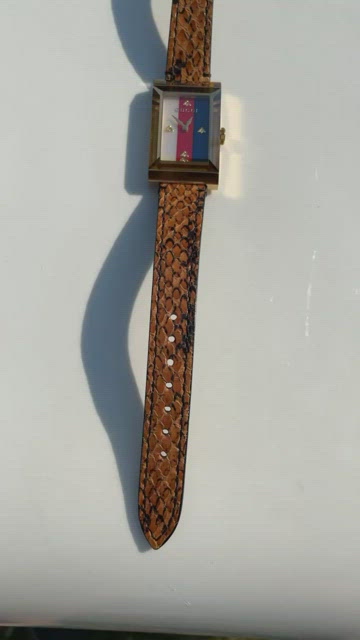 Gucci | Accessories | Gucci Gframe 2mm Womens Brown Leather  display picture 2