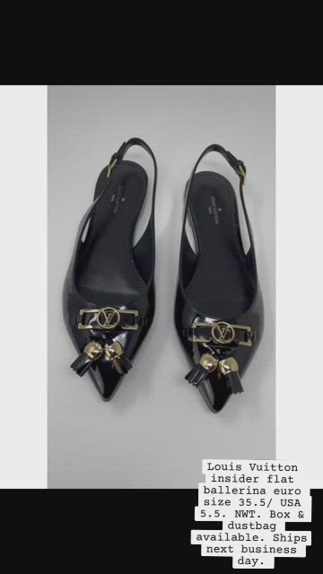 Louis Vuitton, Shoes, Louis Vuitton Insider Flat Sling Ballerina Shoes