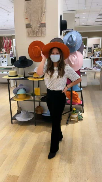 AB.LINO | Accessories | Burnt Orange Rancher Fedora Hat W  display picture 3