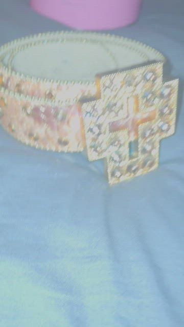 B.B. Simon | Accessories | Bb Simon Gold Snakeskin Icy Belt  display picture 2