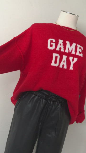 vince camuto game day sweater