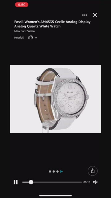 Fossil | Accessories | Fossil Womens Am4535 Cecile Analog  display picture 1