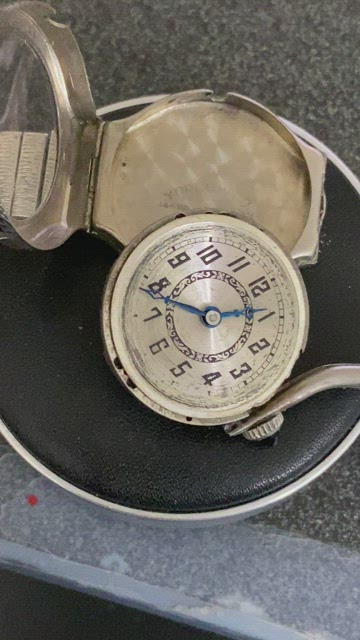 Antique Swiss Elaine 6 Jewel Movement 14 Karat Rolled White Gold Watch Antique Swiss Elaine Watch Co 14 Karat Rolled White Gold  main image 3