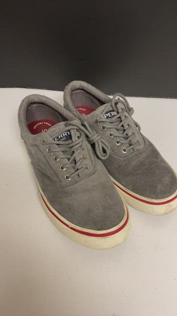 Sperry | Shoes | Sperry Gray Corduroy Top Sider Lace Up  display picture 2