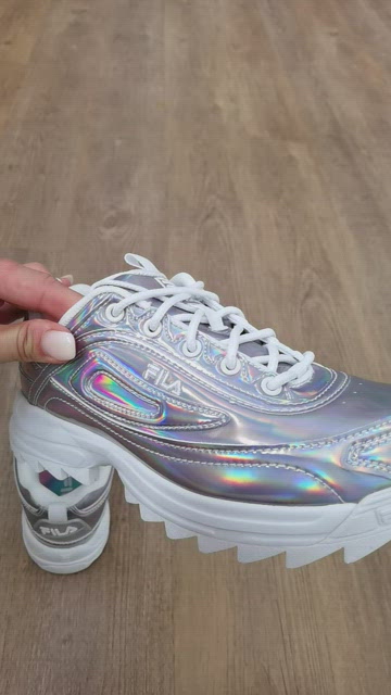 Fila on sale holographic sneakers