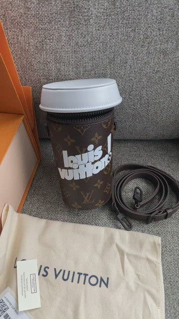 Louis Vuitton, Bags, Nwt Louis Vuitton Coffee Cup Crossbody Bag M882