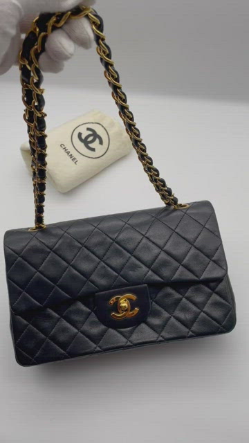 Chanel Classic Double Flap Bag Small Lambskin Leather – l'Étoile de Saint  Honoré