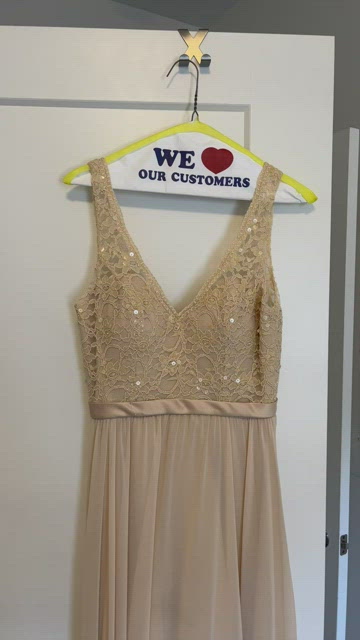 mori lee champagne bridesmaid dress Morilee 21838 Bridesmaid Dress main image 1
