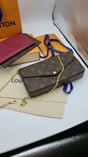 Louis Vuitton Felicie pochette new Beige ref.185769 - Joli Closet