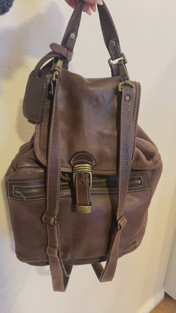 Sacha Brown Leather Backpack ? Sacha | Bags | Sacha Brown Leather Backpack | Poshmark main image 4