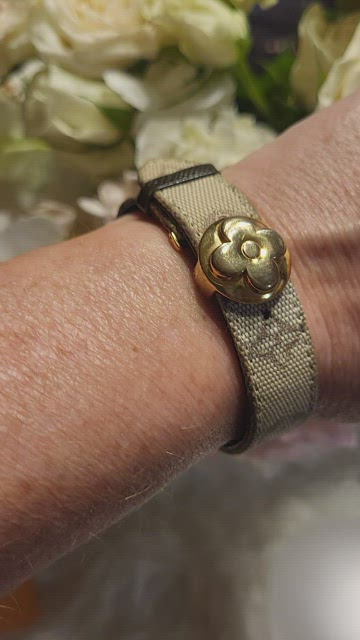 Louis Vuitton, Jewelry, Louis Vuitton Monogram Canvas Good Luck Bangle  Coes With Lv Box