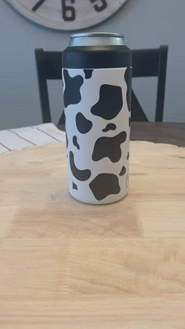 Yeti Slim Can Insulator, Yeti, Slim Can, 12oz Slim, Can Insulator, Yeti,  Cow Print, Yeti Slim Can, Cow Yeti, Cow Print 