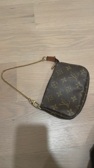 Louis Vuitton, Bags, Authentic Louis Vuitton Lv Monogram Mini Pochette  Used
