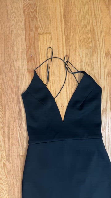 MAURIE & EVE Aquila Dress Black Backless Strappy