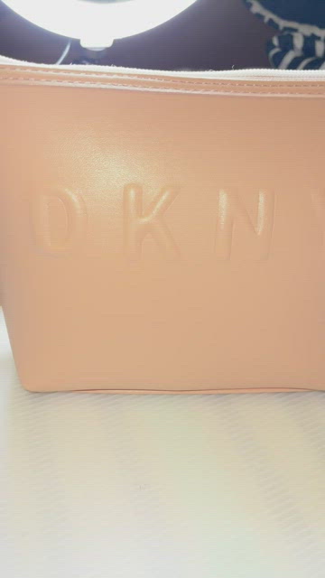 New DKNY Logo Hanging Style Cosmetic Bag Makeup Bag Travel Toiletries Bag