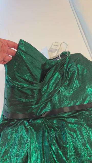 sachin and babi light blue dress MARCHESA NOTTE GOWN size 8 Emerald Green