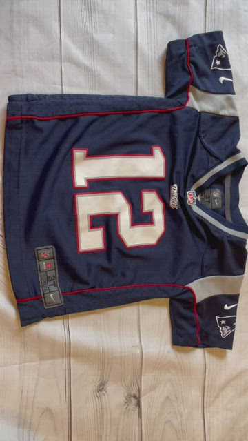 NFL Boys New England Patriots Tom Brady 12 Baby Kids Football Jersey Size  3T