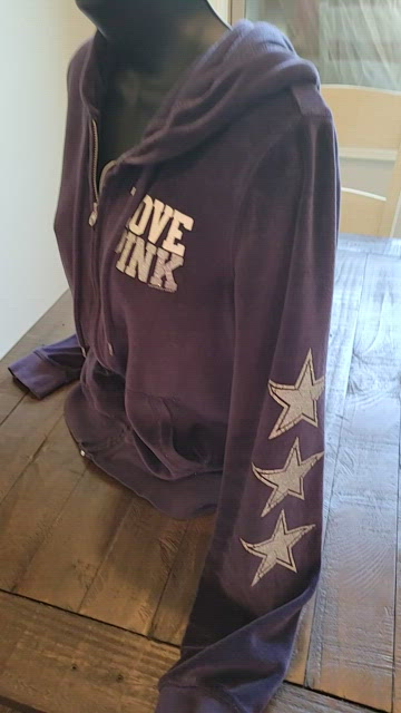 PINK Victoria's Secret, Jackets & Coats, Vintage Dallas Cowboys Glitter  Star Varsity Jacket