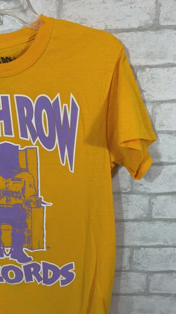 Death Row Records Color Block Sweatshirt Yellow/Purple / M