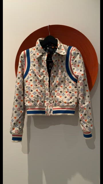 Louis Vuitton Embossed monogram zip-up jacket (1A9EPZ)
