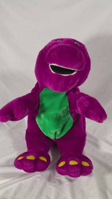 BARNEY | Toys | Vintage 997 Actimates Barney Plush Microsoft