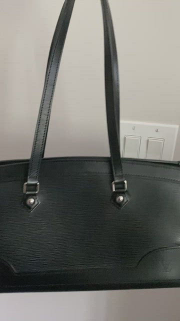 Spotted while shopping on Poshmark: Louis Vuitton Black Epi Leather  Madeleine PM Bag! #poshmark #fashion #shopping #style #Lo…