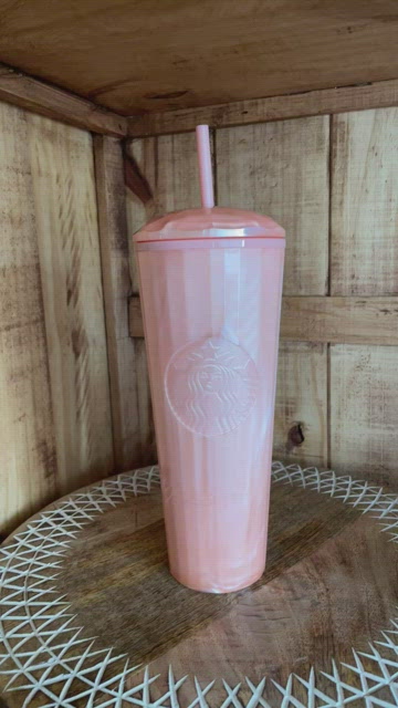 Peach Dome Starbucks Tumbler – ShoppeAmberLLC