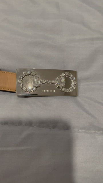 Gucci | Accessories | Stunning Neutral Tan And Rhinestone 