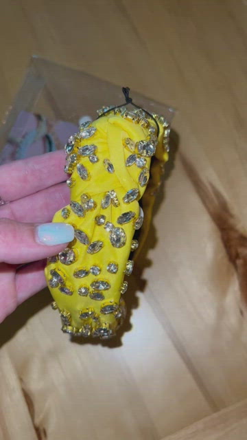 Lele Sadoughi x Stoney Clover Lane Headband NWT Lemon ? yellow Lele Sadoughi | Accessories | Lele Sadoughi X Stoney Clover  main image 3