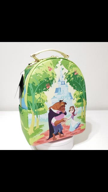Loungefly Disney Beauty and the Beast Scenic Stroll Mini Backpack Exclusive New Loungefly Disney Beauty and the Beast Scenic Stroll Mini  main image 4
