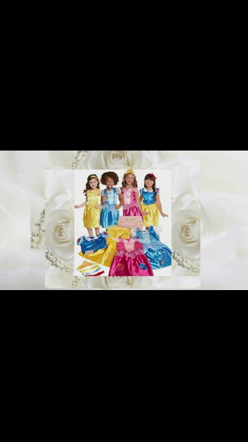 strapless open back dress Red Fairytale Princess Dress for 5 Year Old - Costumes Club main image 1