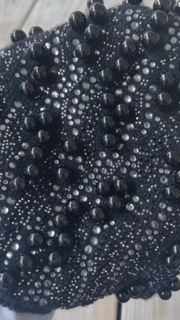 Regina | Accessories | Regina Beaded Black Bling Wool  display picture 1