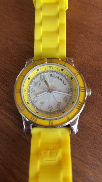 Juicy Couture, yellow strap watch Juicy Couture Black Label Women main image 4