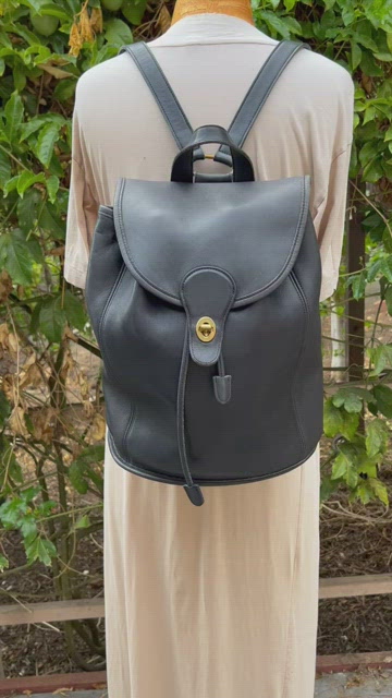 Coach | Bags | Navy Vintage Coach Classic Backpack Rucksack